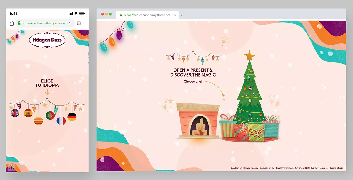 Activación digital | Häagen Dazs Christmas Delight